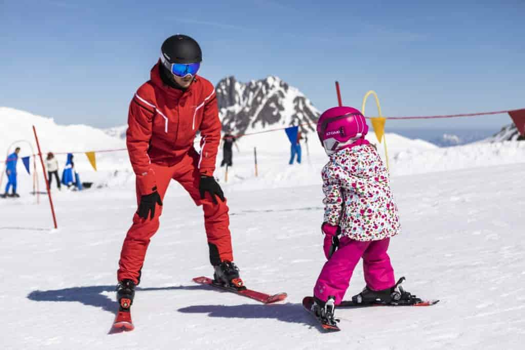 親子滑雪