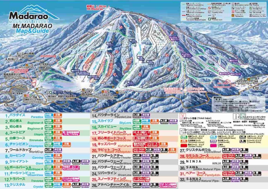 2020 Madarao trail map 1 2