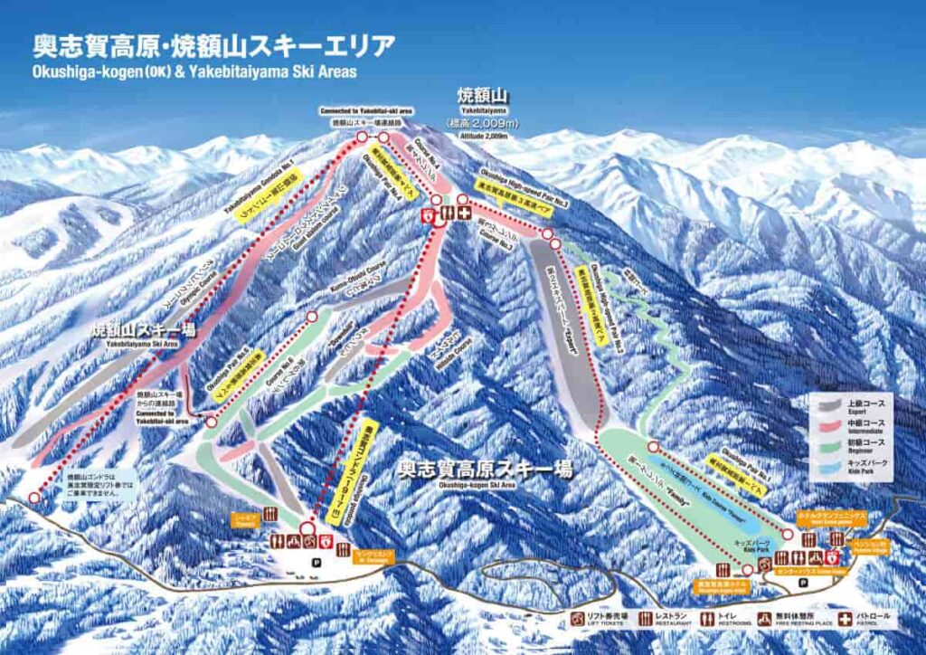 yakebita okushiga trail map 1