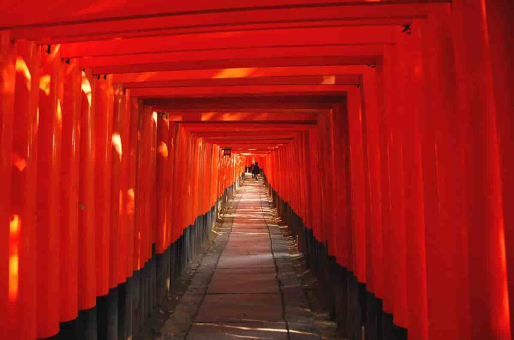 FushimiInari Taisha Corridor of Torii 1