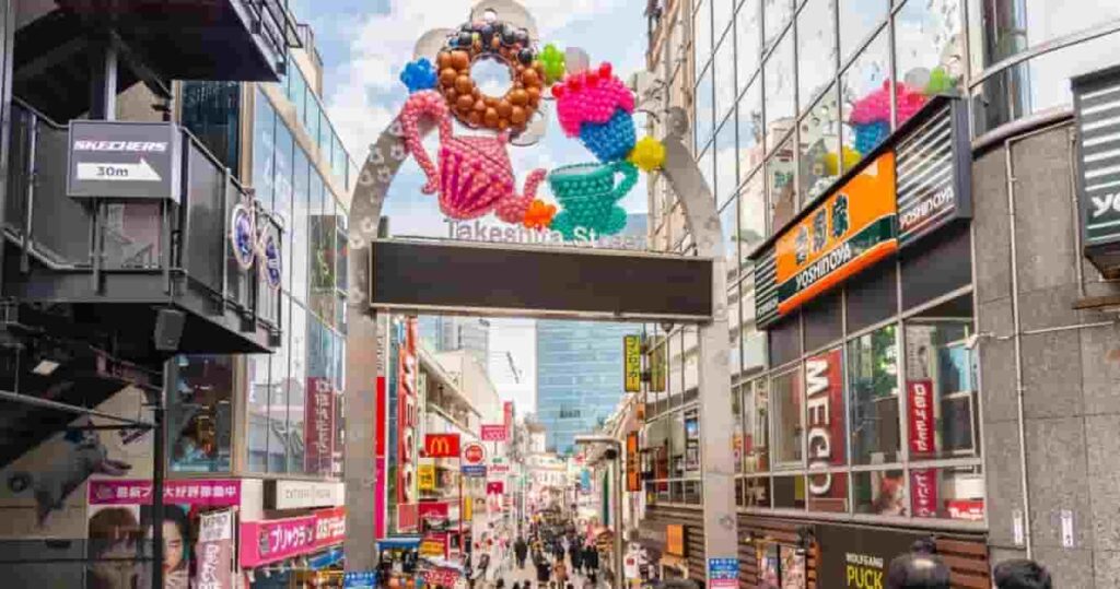 Takeshita street Harajuku Tokyo Japan