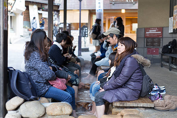 foot bath in arima onsen